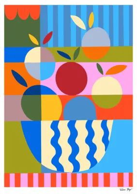 Teresa Rego - Colour Block Mandarine Teresa Rego - Colour Block Mandarine