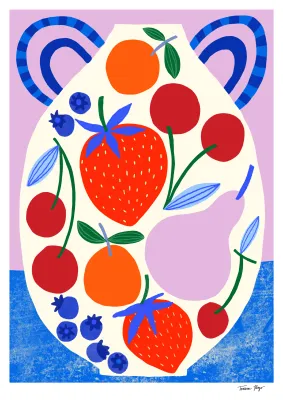 Teresa Rego - Wild Berries Pot