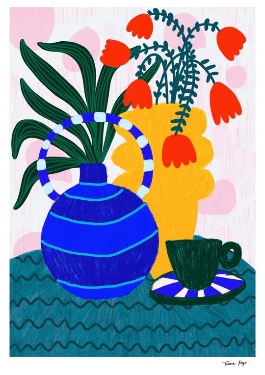 Teresa Rego - Tulips & Coffee