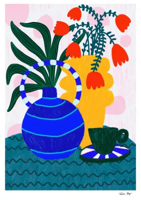 Teresa Rego - Tulips & Coffee