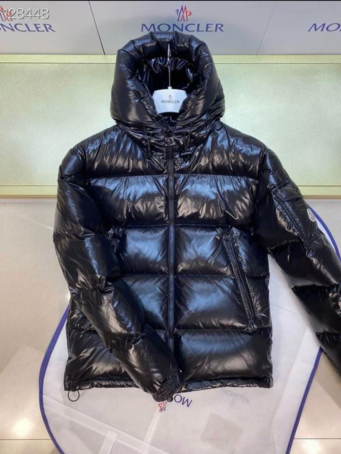 BLACK MÒNCLER COAT