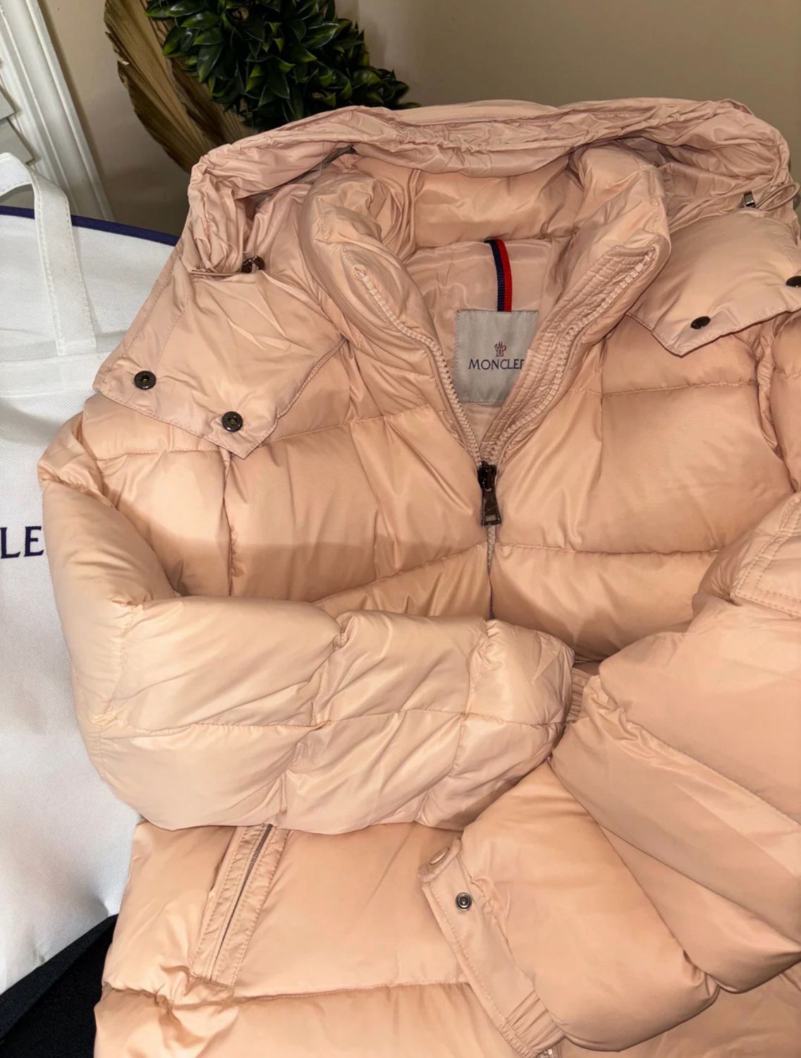 PINK MÓNCLER COAT