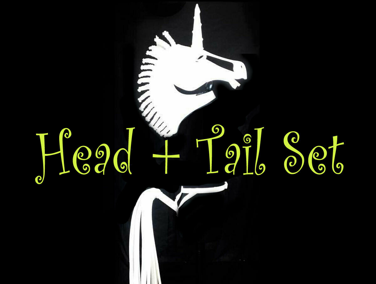 Unicorn Costume, Mask &amp; Tail Set : Handmade
