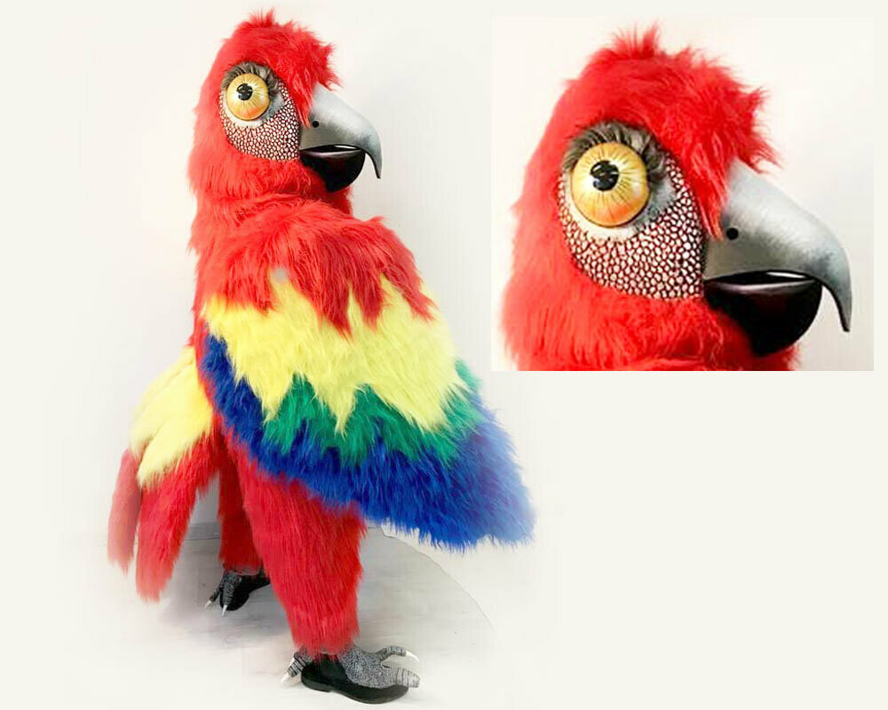 Profesional Theatre Parrot Costume : Handmade Profesional Theatre Parrot Costume : Handmade