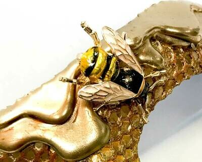 Bee  Masquerade Mask : Handmade