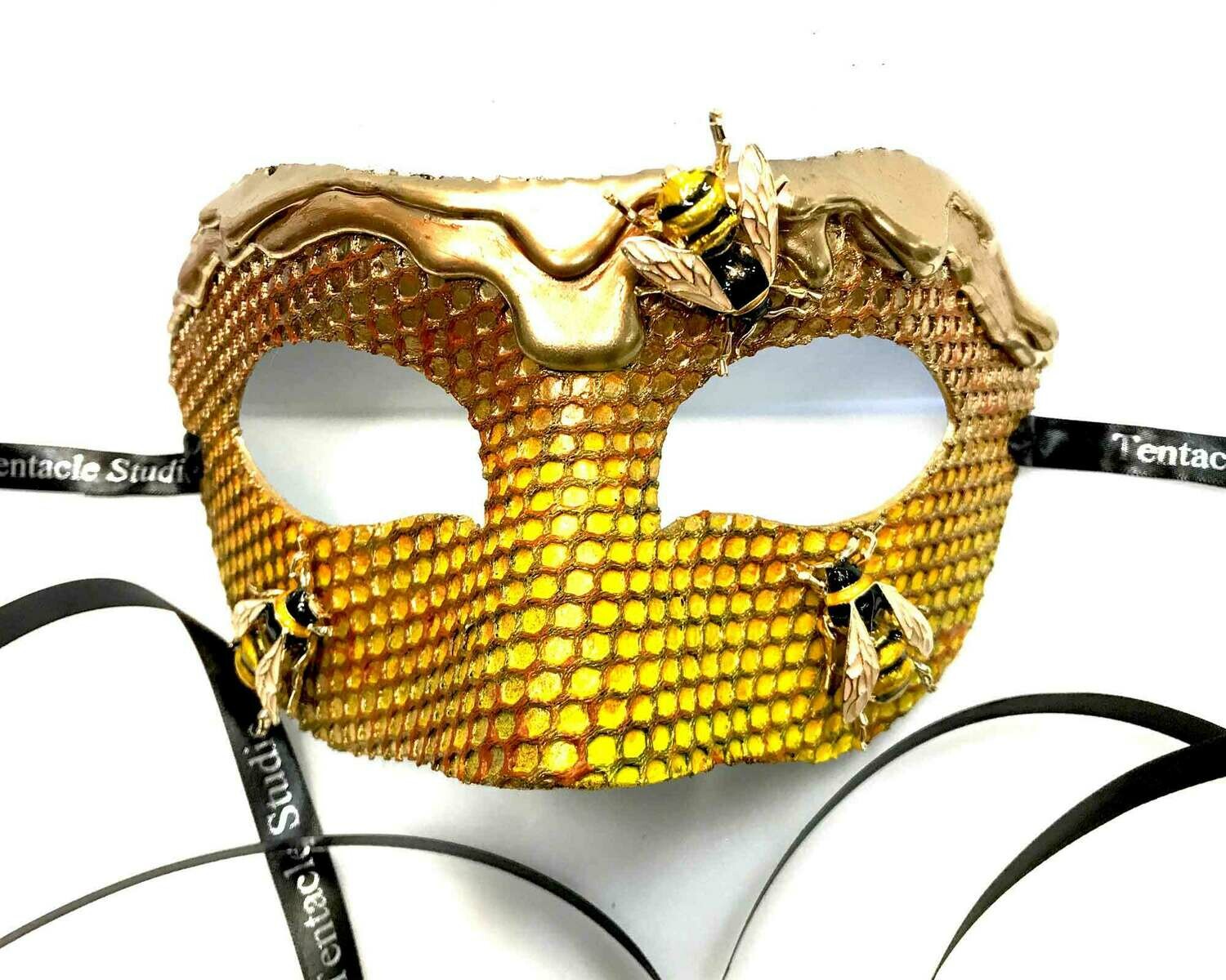 Bee  Masquerade Mask : Handmade