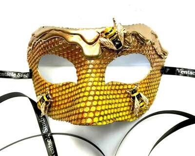 Bee Masquerade Mask : Handmade Bee Masquerade Mask : Handmade