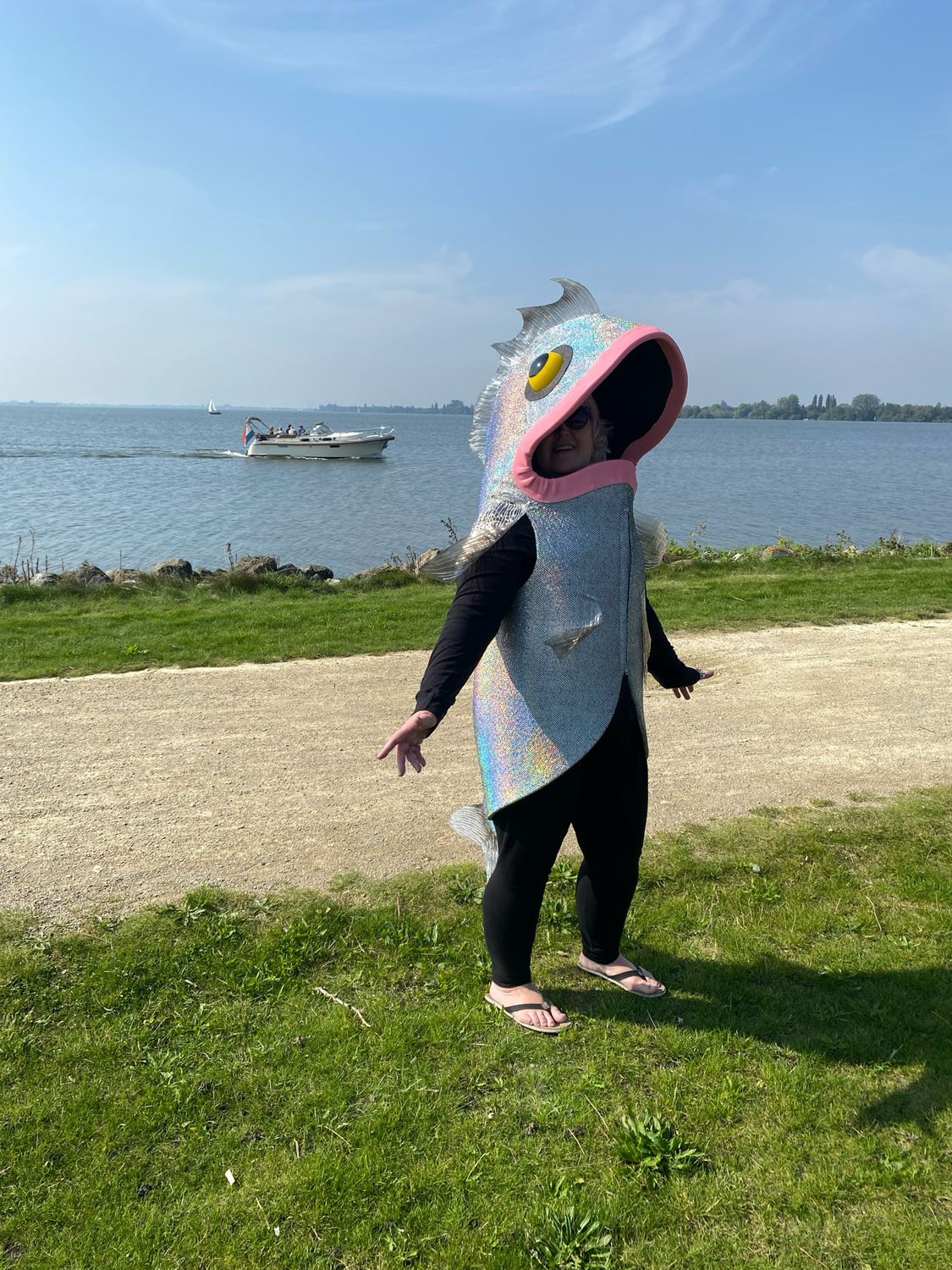 Fish Custom Costume Adult Size : Handmade