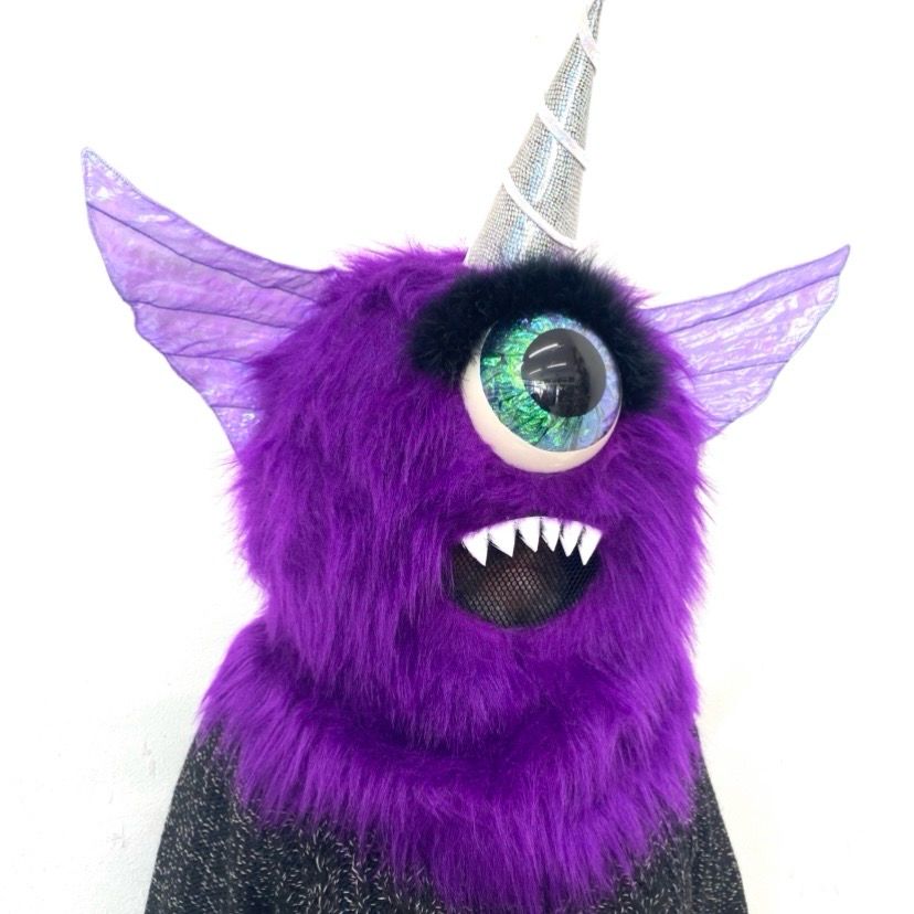 Purple People Eater Head Mask Purple People Eater Head Mask