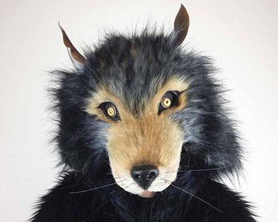 wolf mask headdress by Tentacle Studio