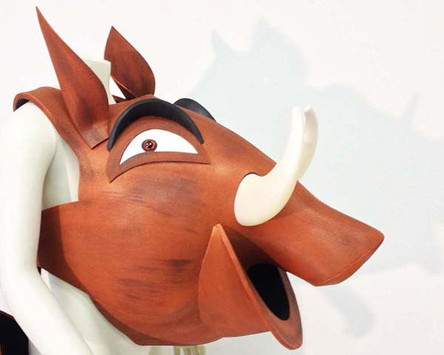 Pumbaa Pumba HEAD ONLY : Handmade