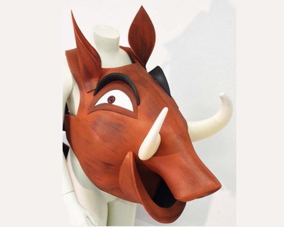 Pumba costume Lion King hand made by Tentacle Studio