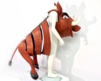 Pumba costume Lion King hand made by Tentacle Studio