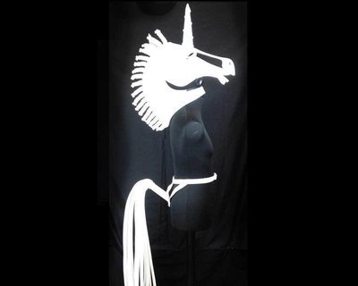 Unicorn Costume, Mask &amp; Tail Set : Handmade