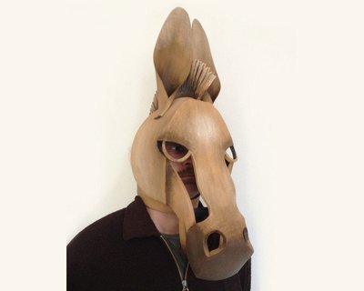 Donkey Mask Head : Handmade