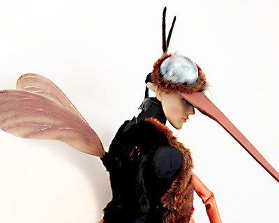 Mosquito hat and costume hand made by Tentacle Studio