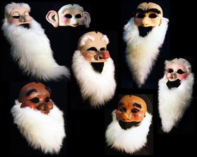 Snow White 7 Dwarf Masks : Handmade Snow White 7 Dwarf Masks : Handmade