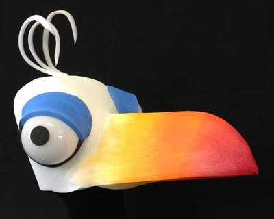 Zazu hat, Bird Headdress : Handmade Zazu hat, Bird Headdress : Handmade