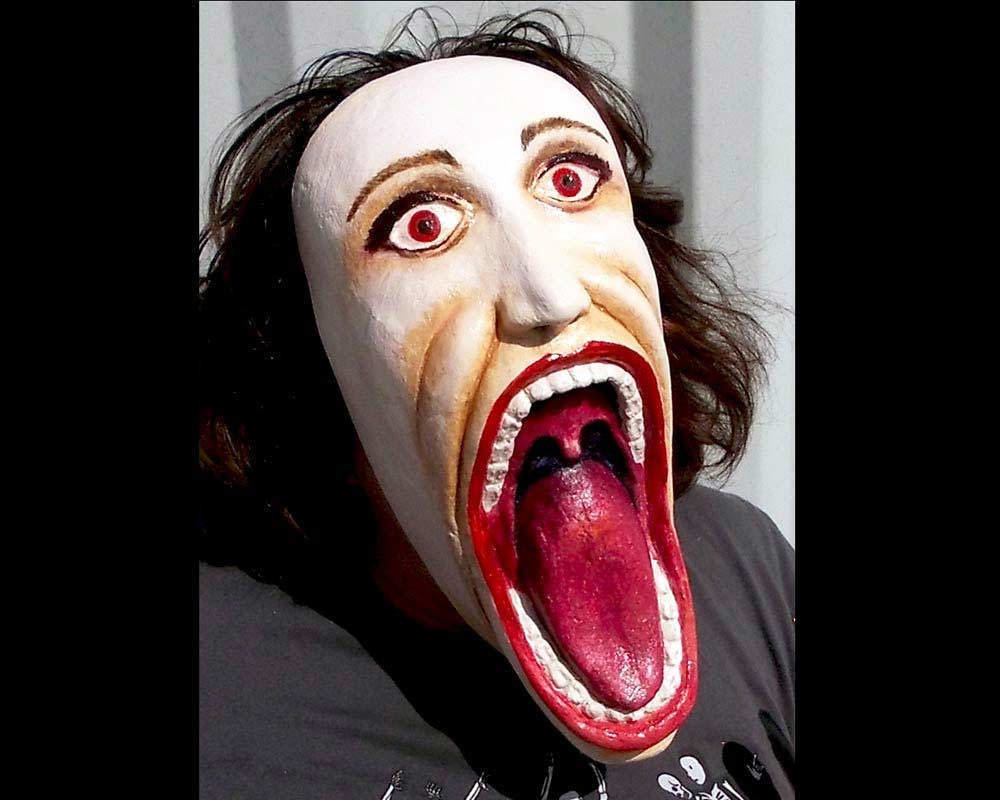 Demon Succubus Masquerade Mask : Handmade Demon Succubus Masquerade Mask : Handmade