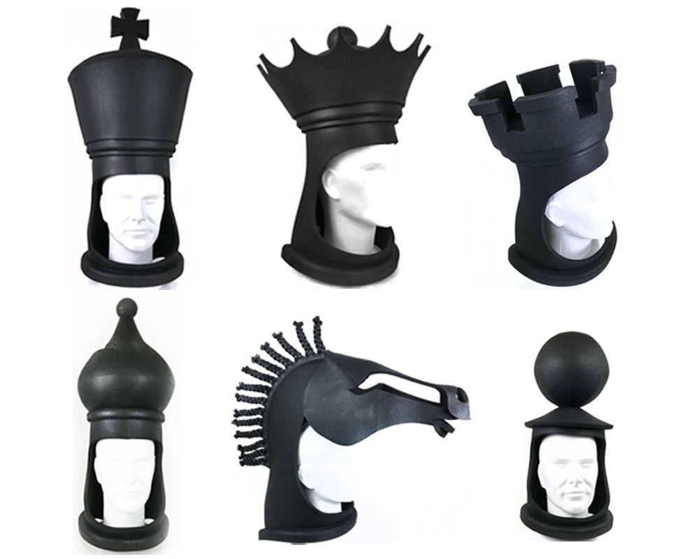 Human Chess Hats : available separately, Handmade Human Chess Hats : available separately, Handmade