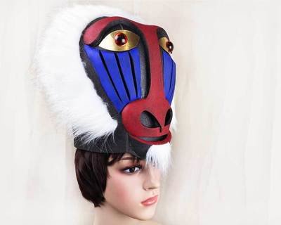Rafiki Lion King musical hat for child and adult hand made by Tentacle Studio