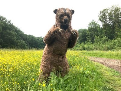 Bear costume suit buy now hand made by Tentacle Studio