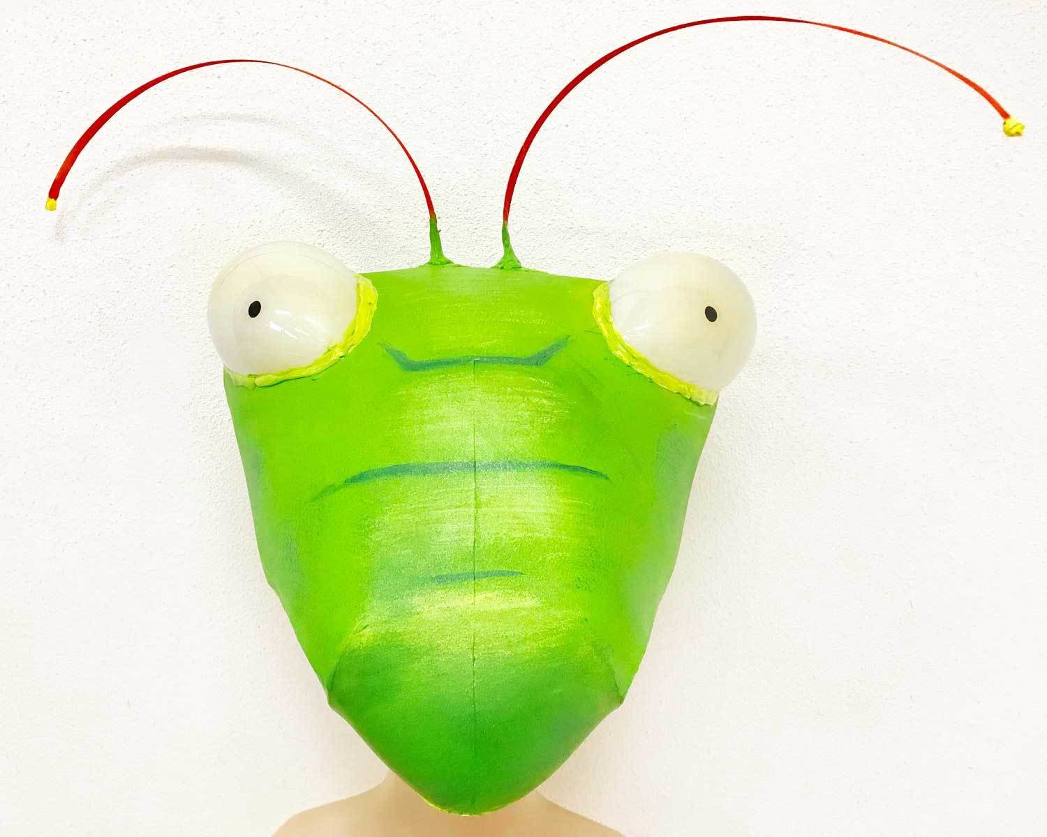 Praying Mantis Head: Handmade Praying Mantis Head: Handmade