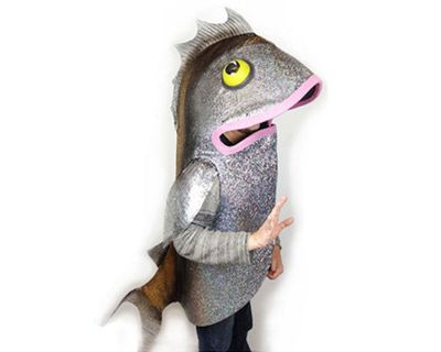 Adult Adult fish costume hand made by Tentacle Studio
