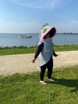 Fish Custom Costume Adult Size : Handmade