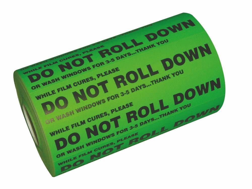 GT981 - Do Not Roll Down Stickers