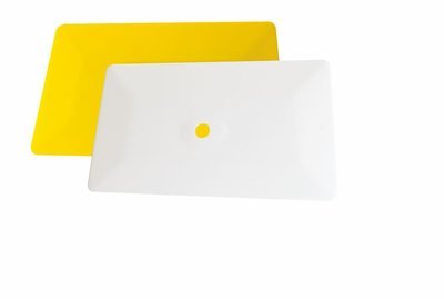 GT086-6Y - 6" Yellow Hard Card Squeegee