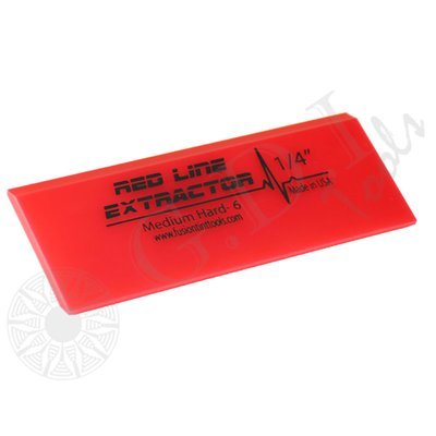 GT2114 – 5″ Red Line Extractor 1/4″ Thick Double Beveled Squeegee Blade