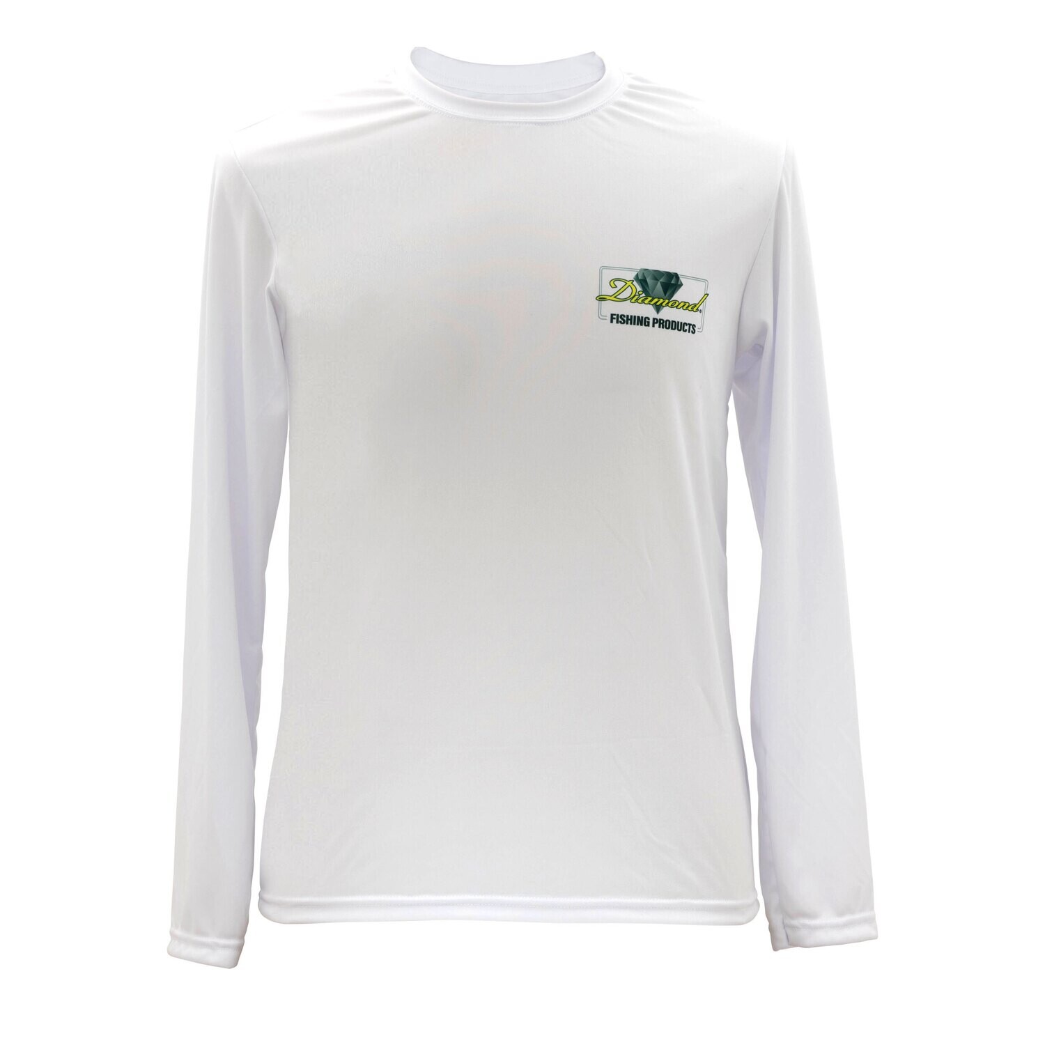 Diamond Fishing White Pro Quick Dry Long Sleeve Tech Shirt