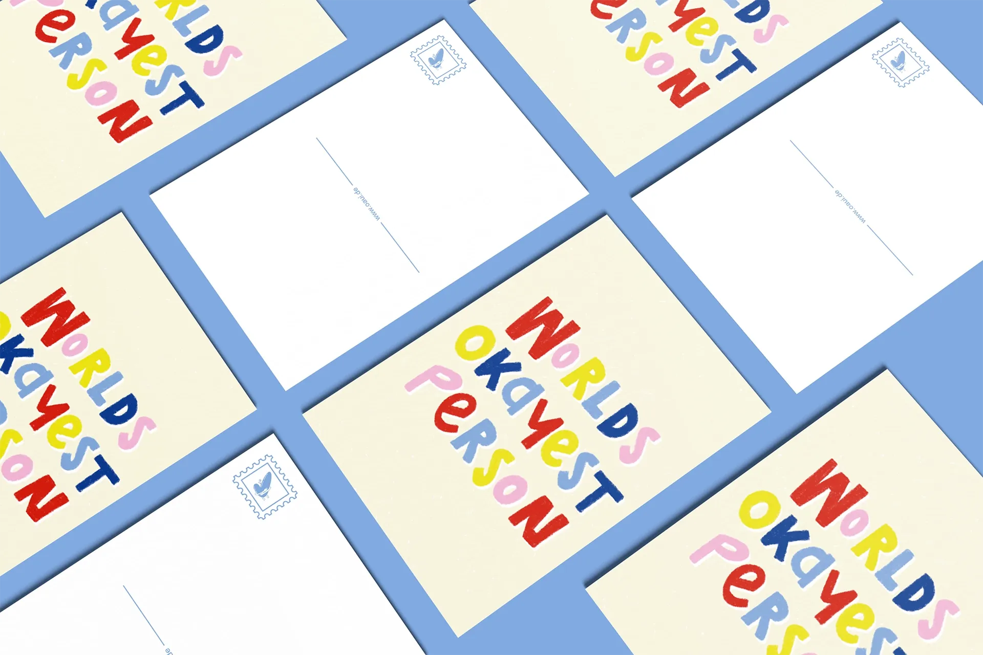 worlds okayest person | postkarte