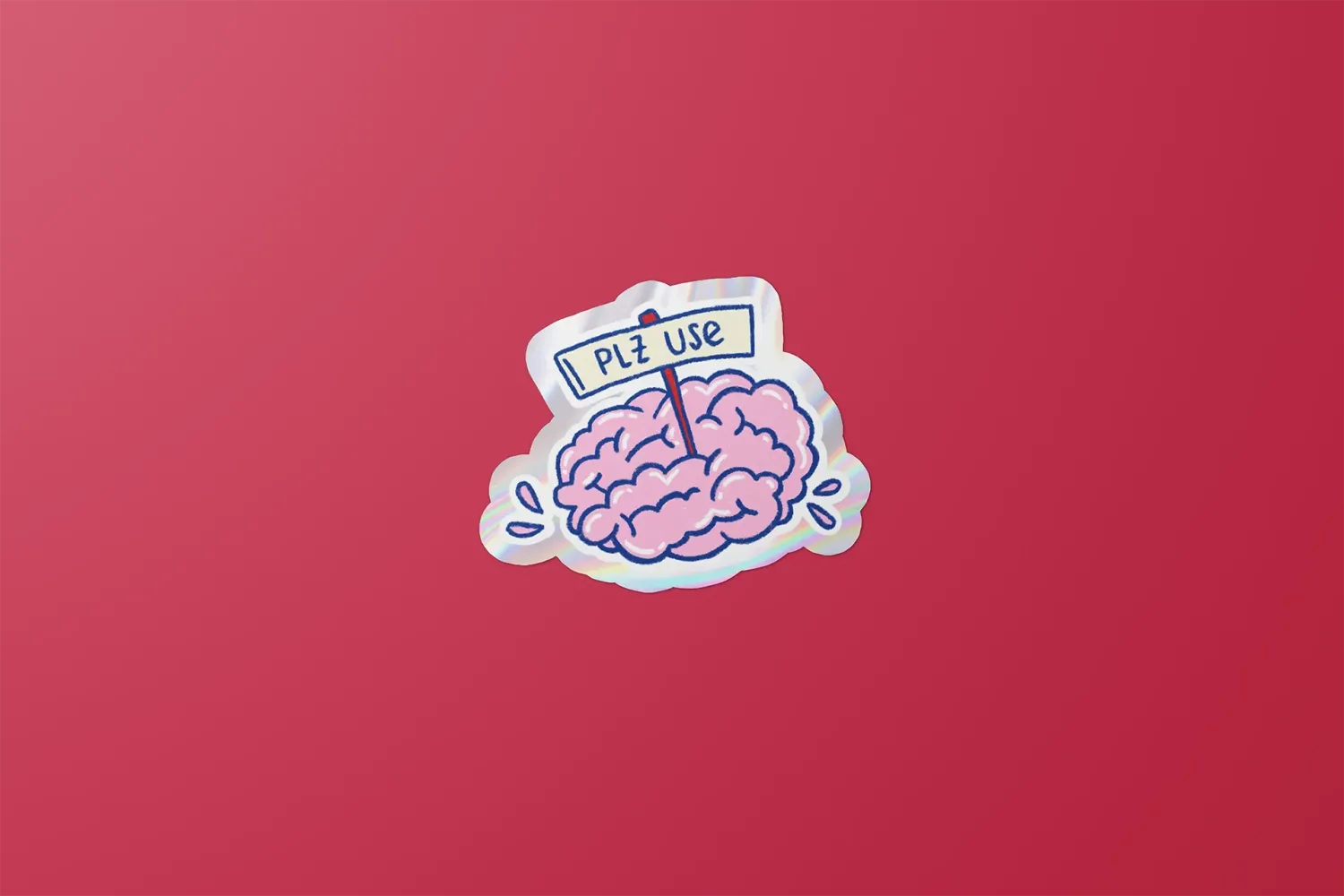 plz use | sticker