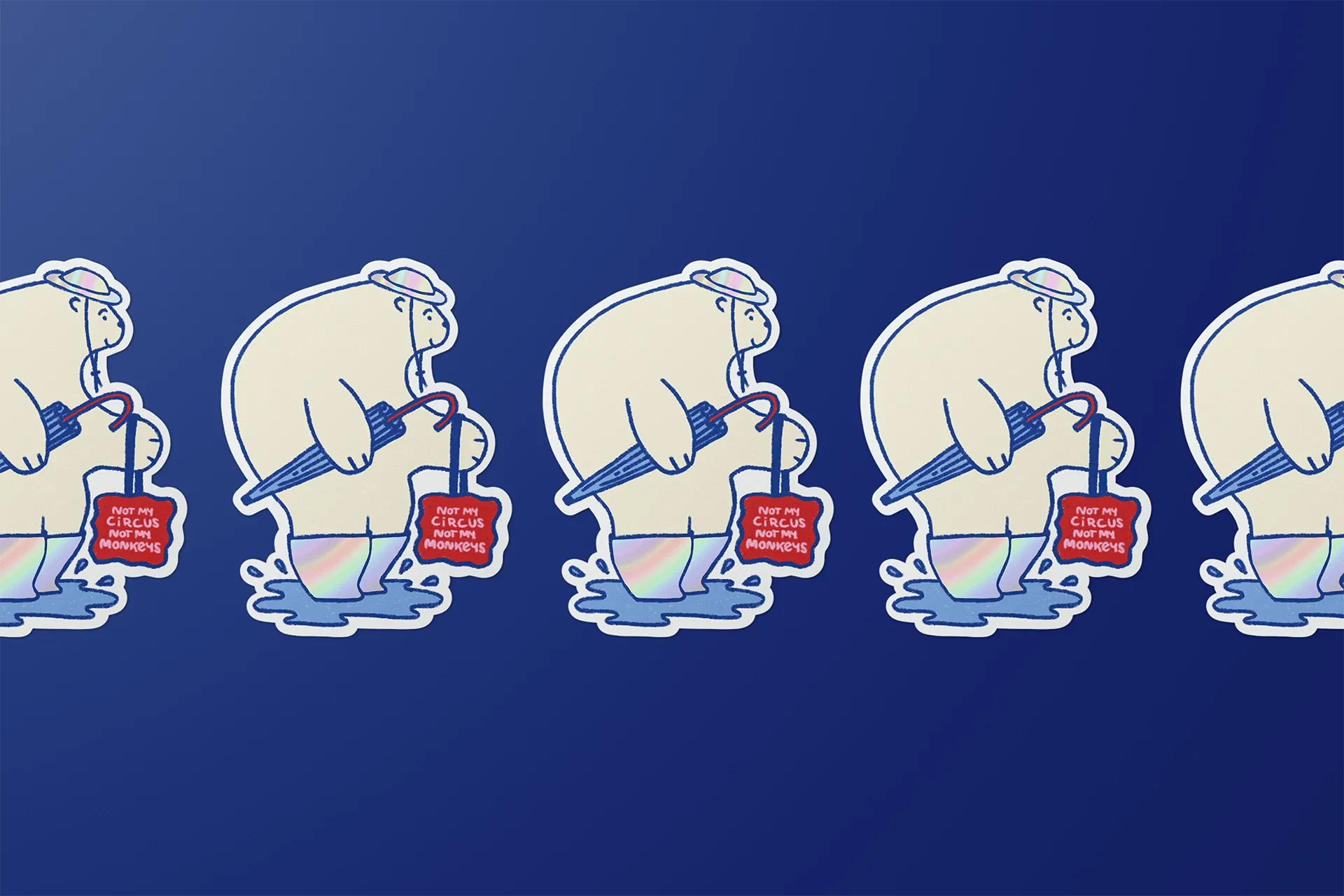 not my circus | sticker