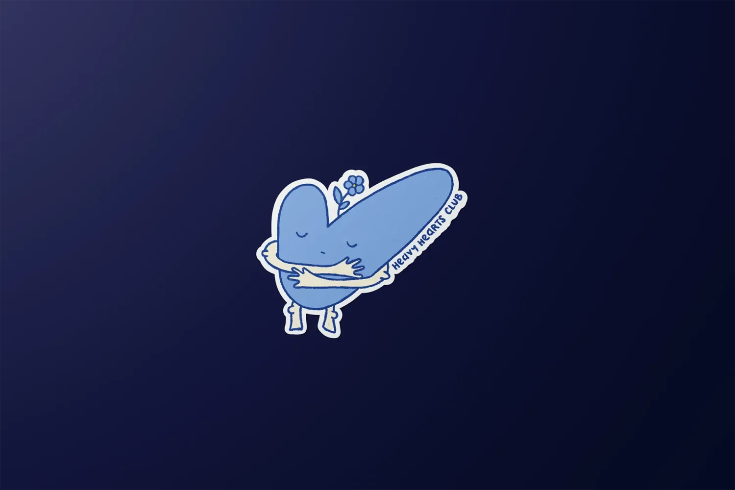 heavy hearts club | sticker
