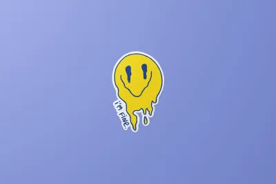 i'm fine | sticker