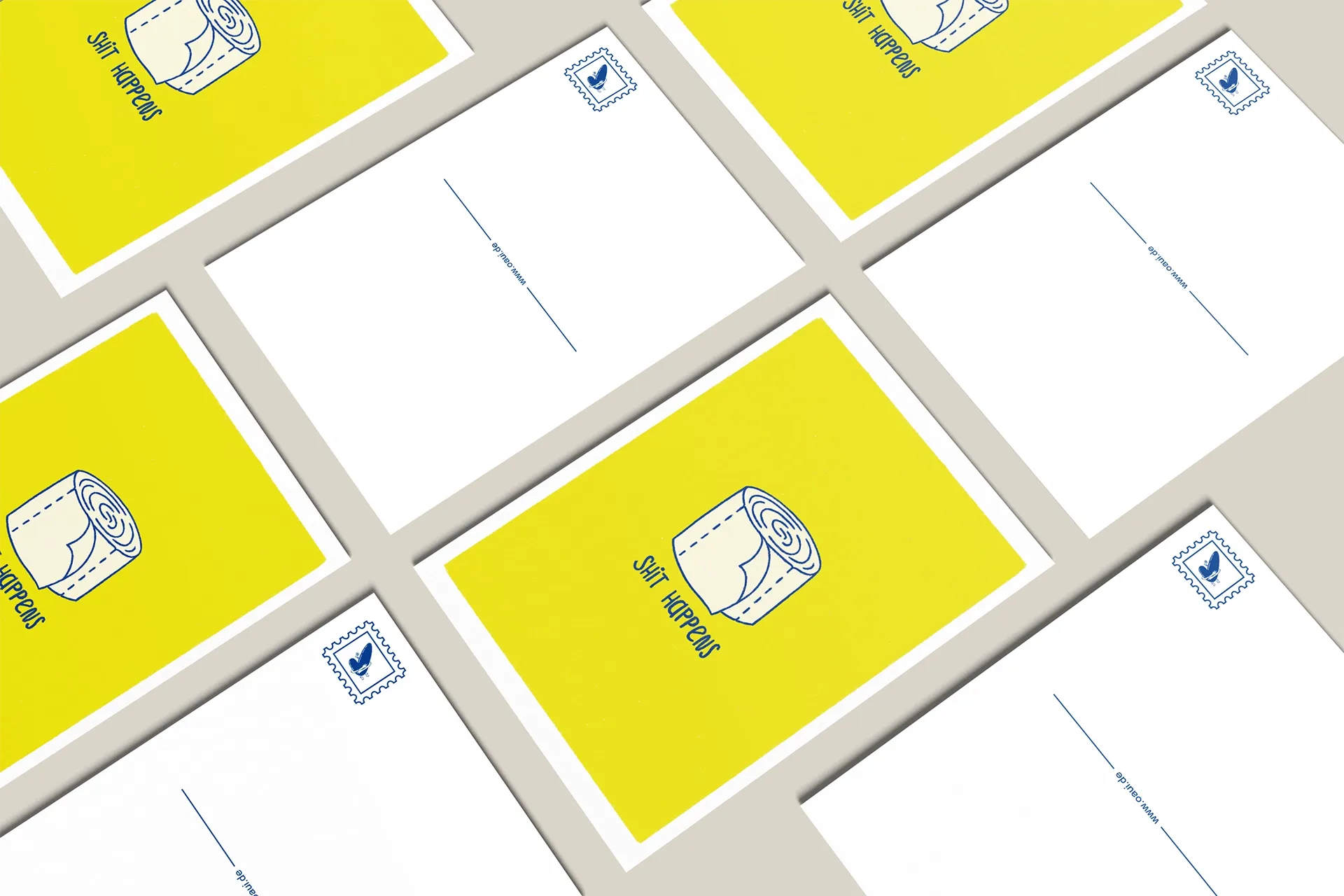 Shit happens | postkarte