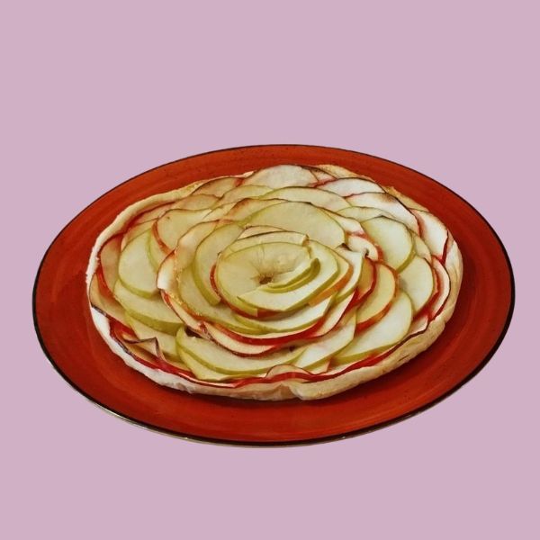 Lichte bladerdeeg appeltaart