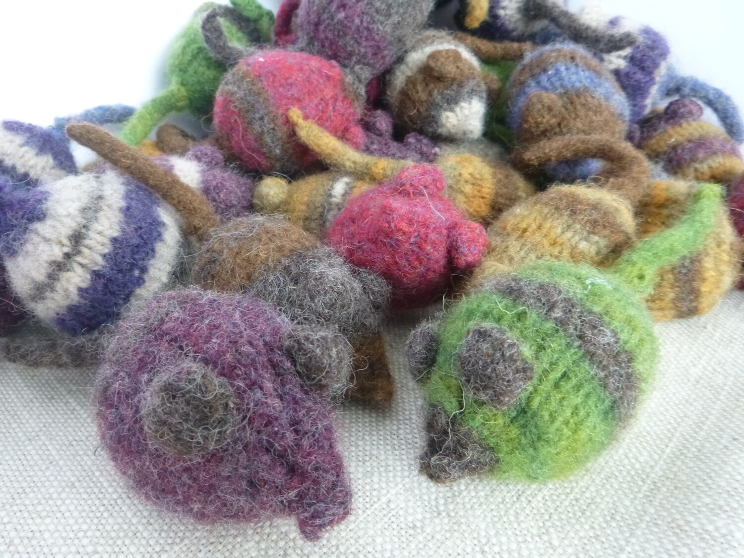 Felted Catnip Mouse Cat Toy