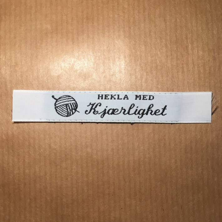 Symerker, 6A, 48 + Heklet/Hekla med kjærlighet (kun 5 pk), Forpakning: 5 stk., Tekst: HEKLA MED Kjærlighet