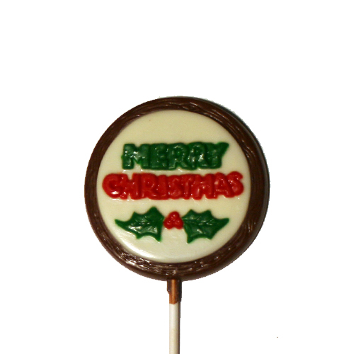 Chocolate Lollipops - Pollylops® - Merry Christmas