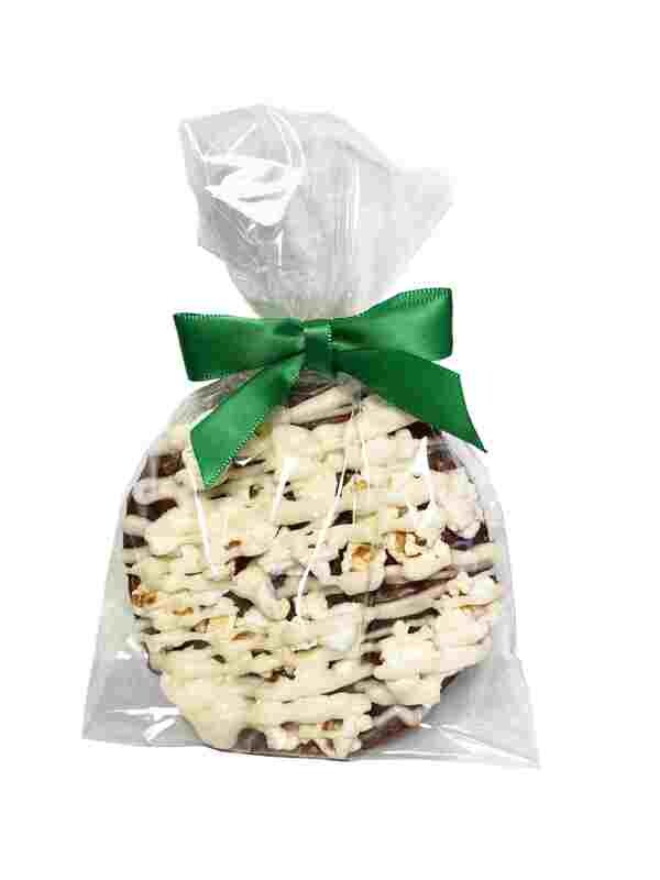 Gourmet Chocolate Pizza Pattie w/white drizzle no decorations