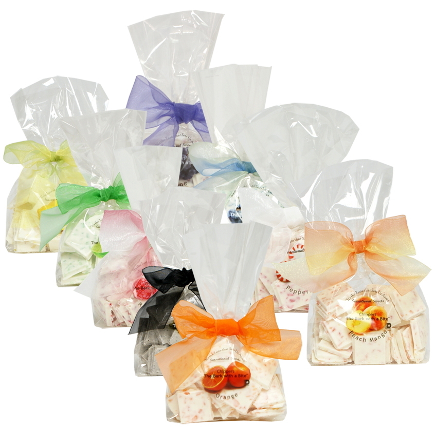 Clear Bag With Sheer Bow 1/3 lb.