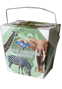 Themed Fortune Cookies - Zoo