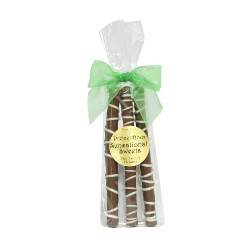 Gourmet Pretzel Rods (3 Pieces with Bow)
