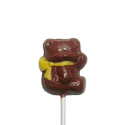 Chocolate Lollipops - Pollylops® - Bear with Bow