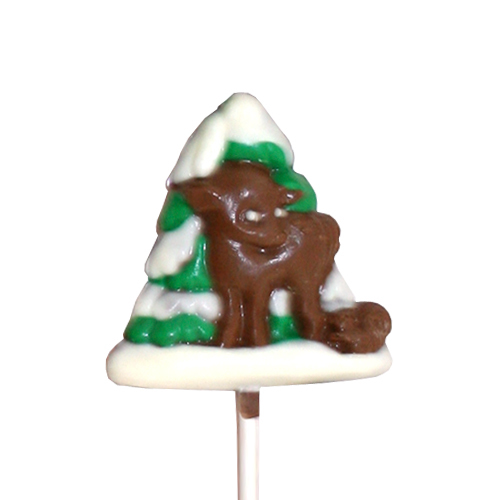 Chocolate Lollipops - Pollylops® - Deer Squirrel & Tree