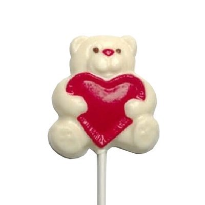 Chocolate Lollipops - Pollylops® - Bear With Heart